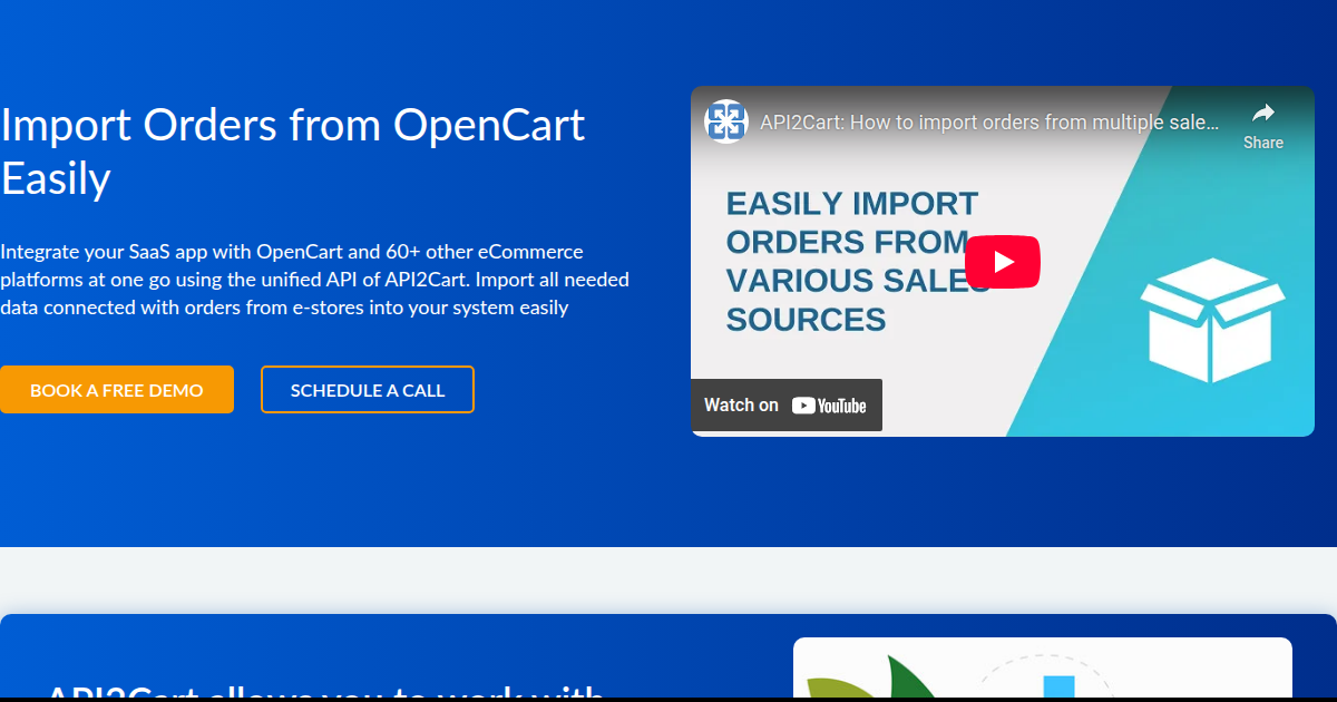 Import Orders from OpenCart Easily - API2Cart - Unified eCommerce API