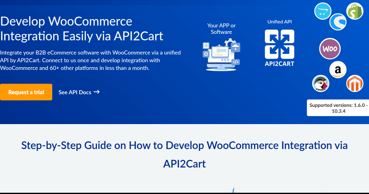 Develop WooCommerce Integration Easily via API2Cart - API2Cart