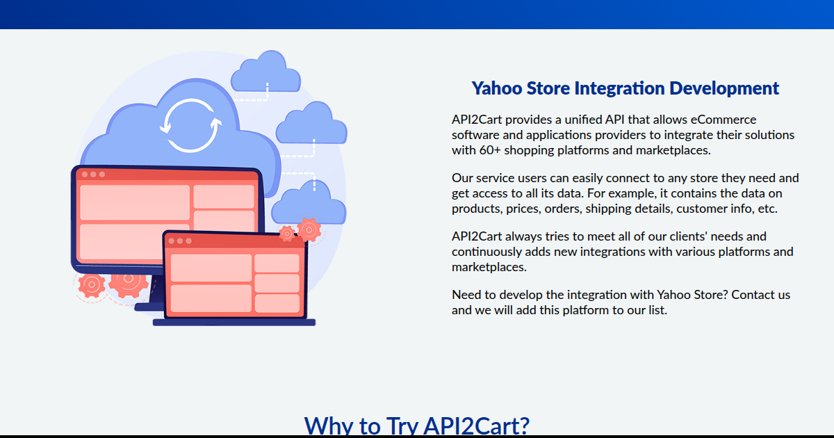 Yahoo Store Integration - API2Cart - Unified eCommerce API