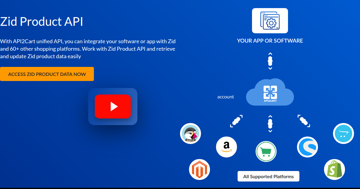 Zid Product API - API2Cart - Unified eCommerce API