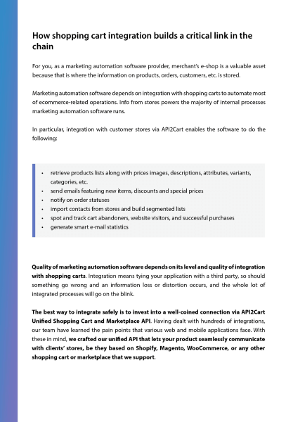 E-mail Marketing API Integration