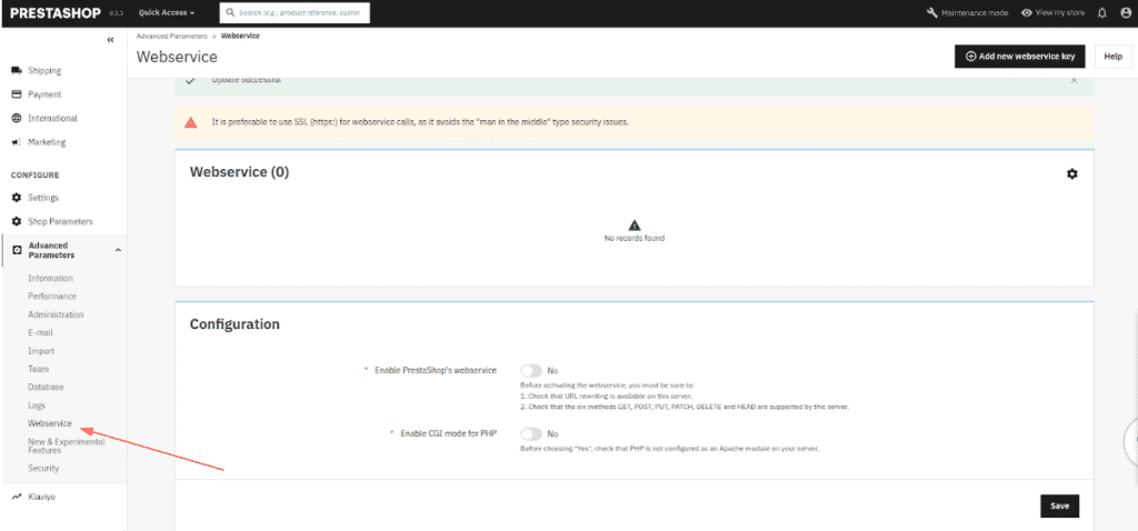 Webservice