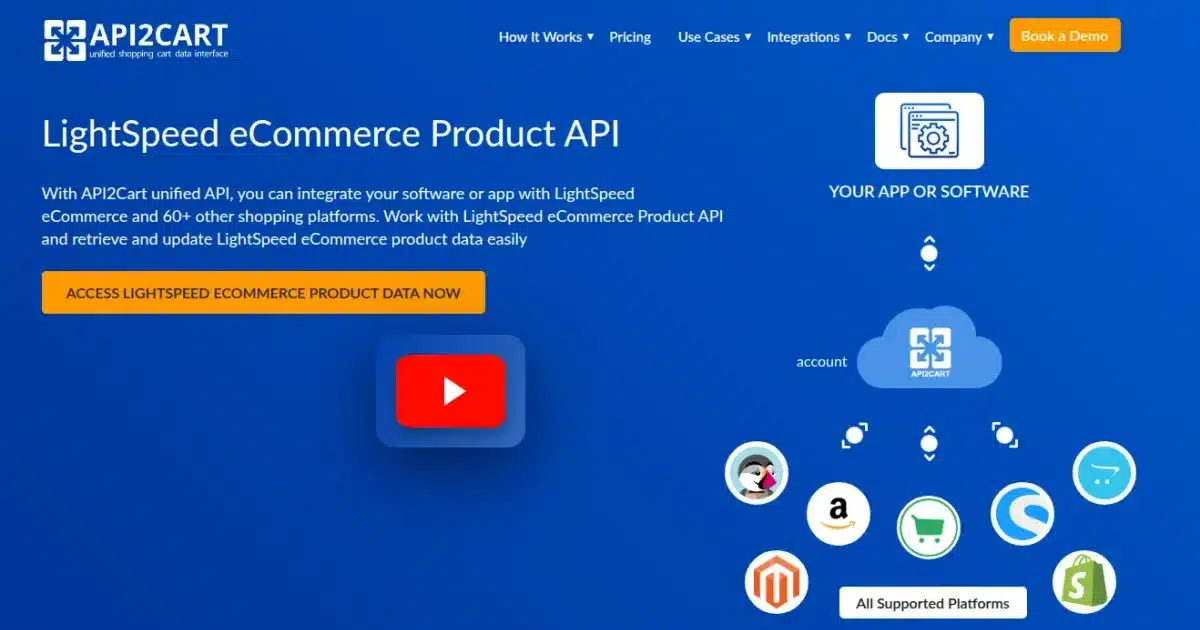 LightSpeed eCommerce Product API - API2Cart - Unified eCommerce API