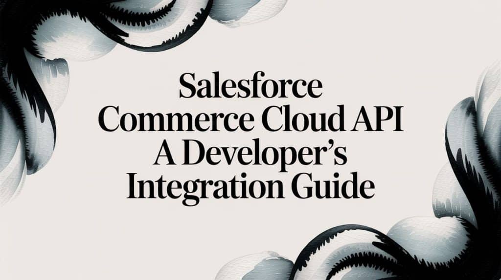 Salesforce Commerce Cloud API Guide: How to Easily Develop an Integration