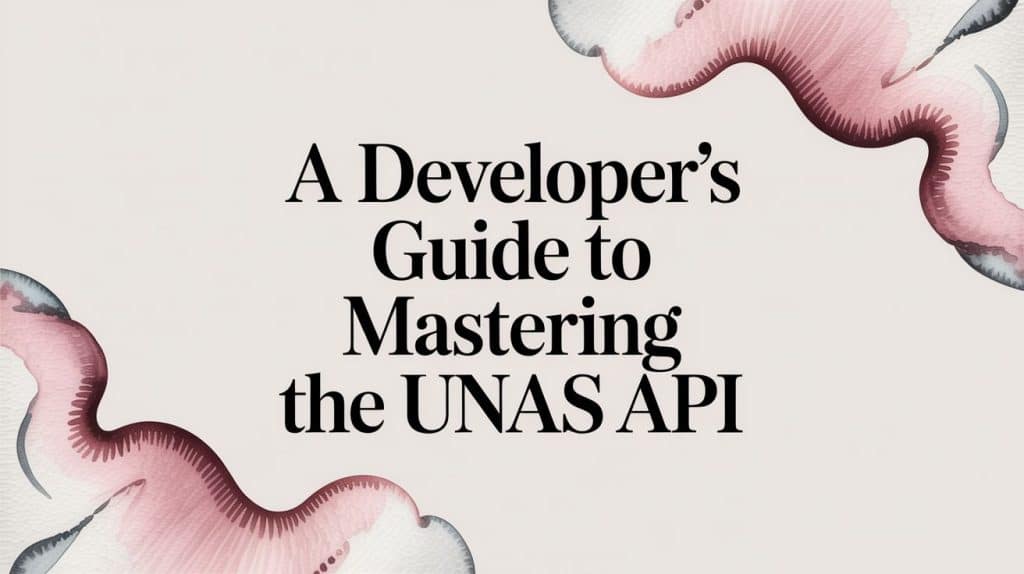 A Developer's Guide to Mastering the UNAS API