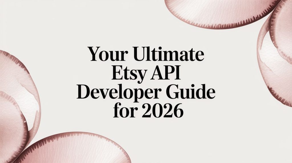 Etsy API Developer Guide
