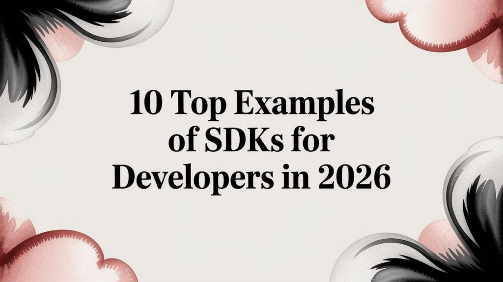 10 Top Examples of SDKs for Developers in 2026