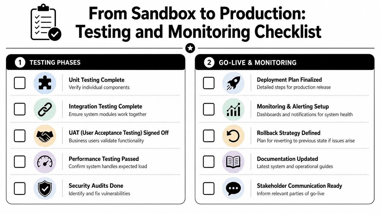 From Sandbox to Production Testing and Monitoring