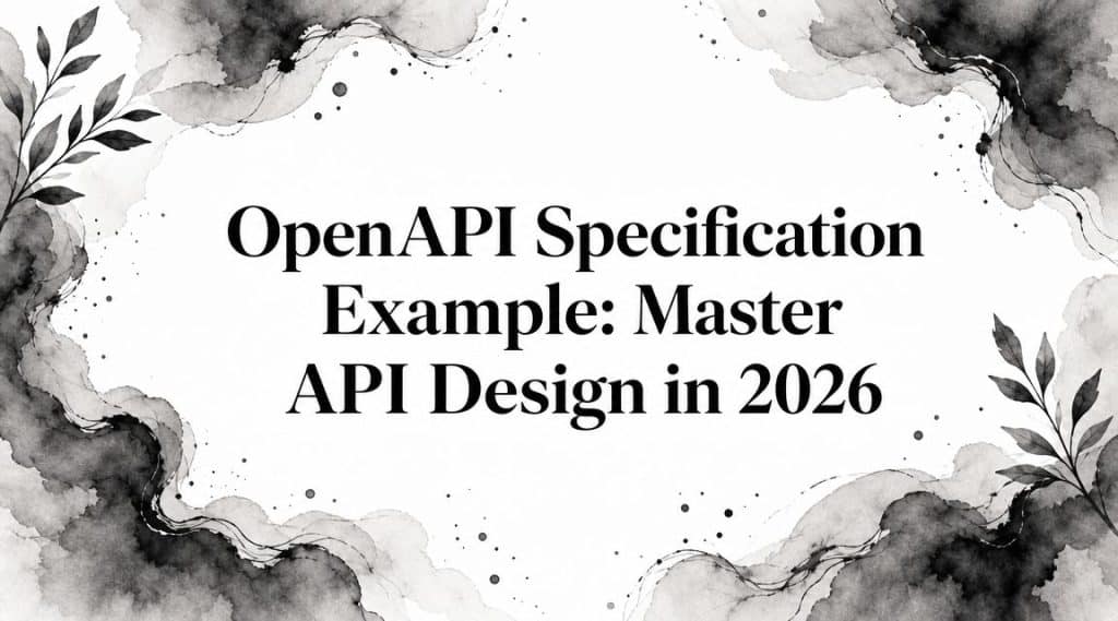 OpenAPI Specification Example: Master API Design in 2026