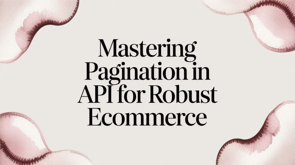 Mastering Pagination in API for Robust eCommerce