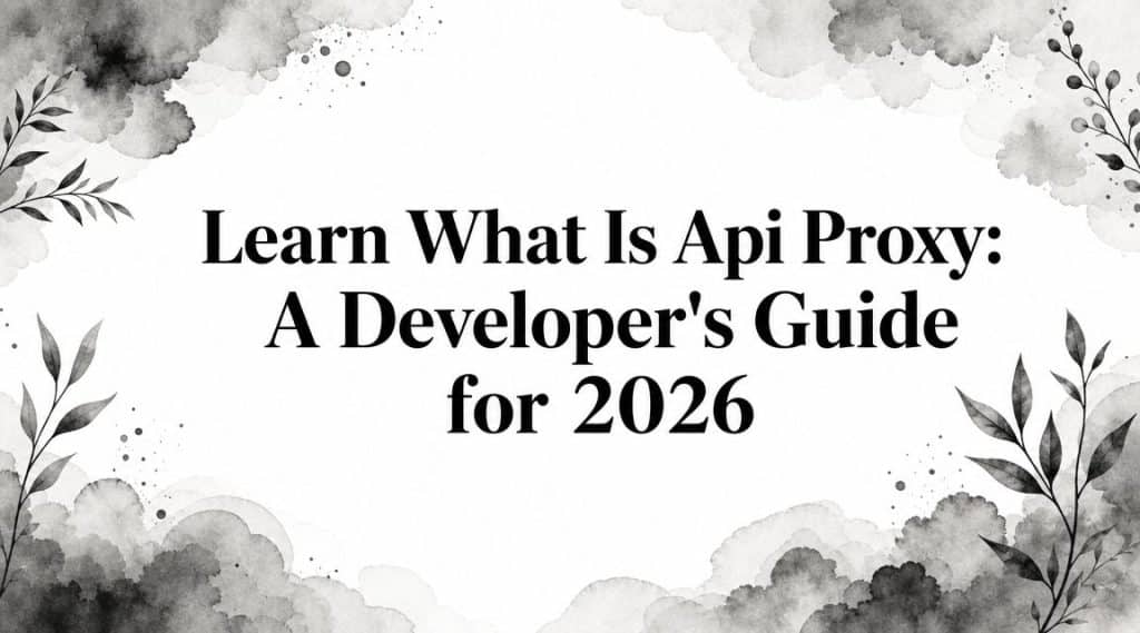 Learn What Is Api Proxy: A Developer's Guide for 2026
