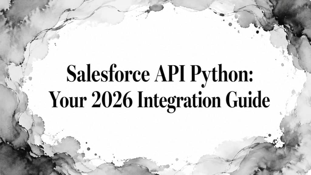 Salesforce API Python: Your 2026 Integration Guide