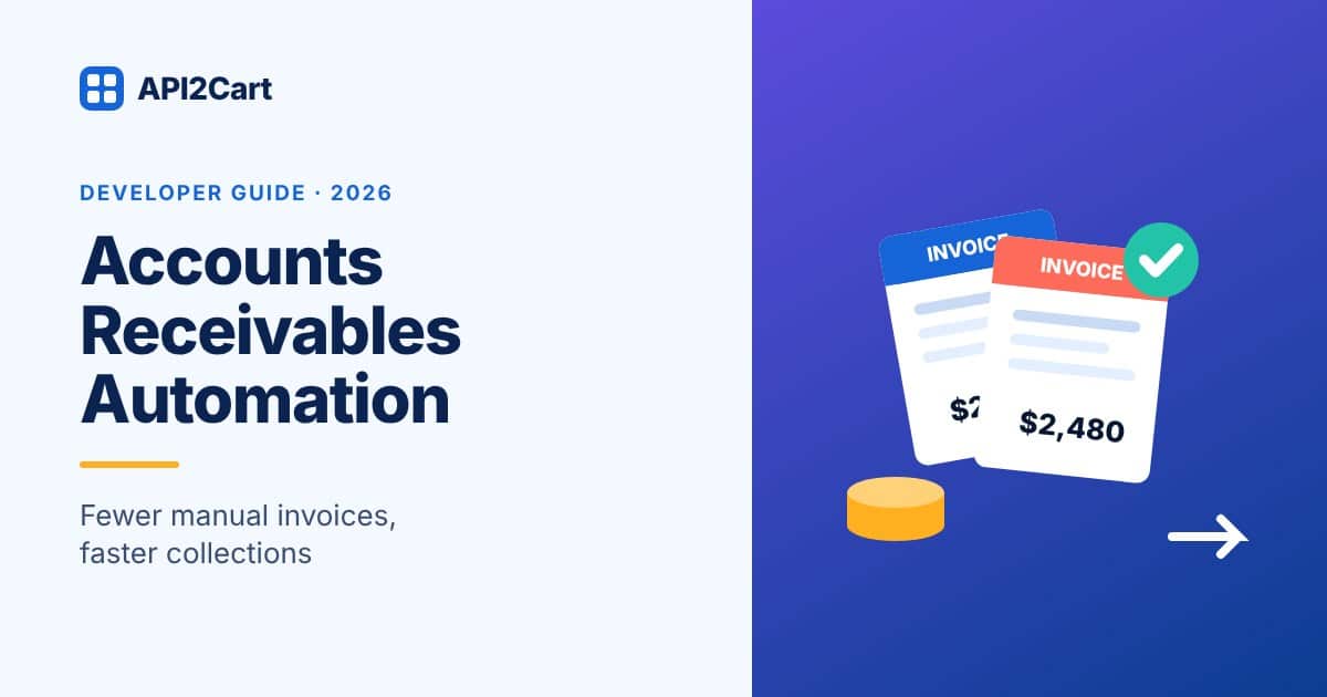 Accounts Receivables Automation — API2Cart guide cover